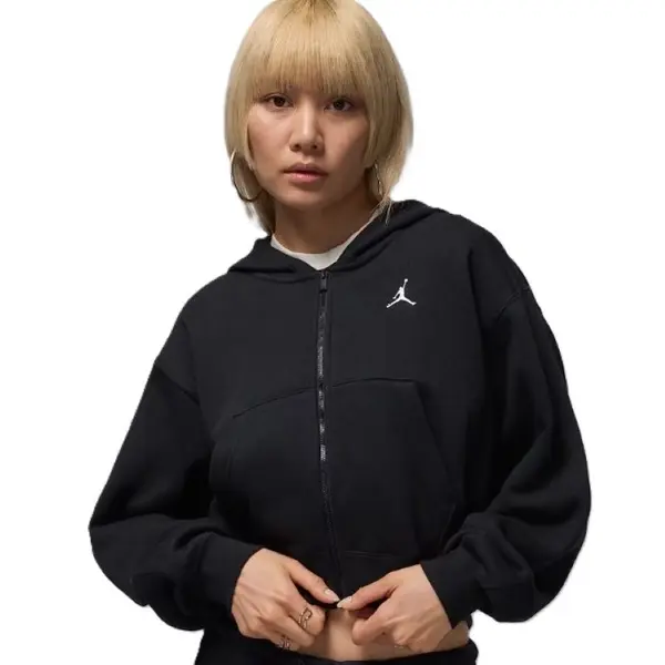 Bluza cu fermoar Nike W J BRK FLC FZ MOD CROP