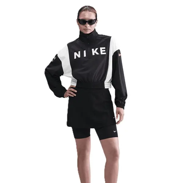 Bluza cu fermoar Nike W NSW CLSSC WVN REMIX LTWT PO