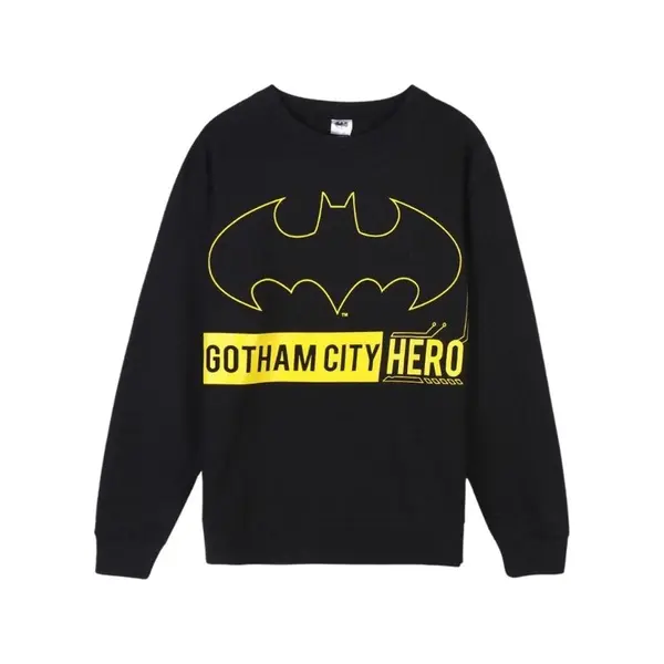 Bluza de trening cu model grafic, negru, Batman Engros
