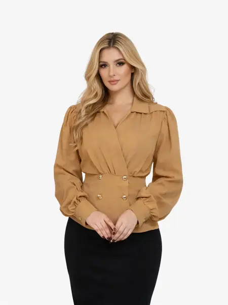 Bluza din Satin si Bumbac "Jessy", Maro - L