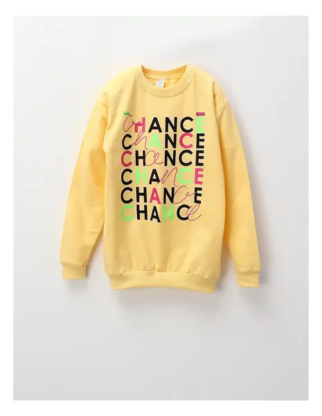 Bluza flausata Chance, galben