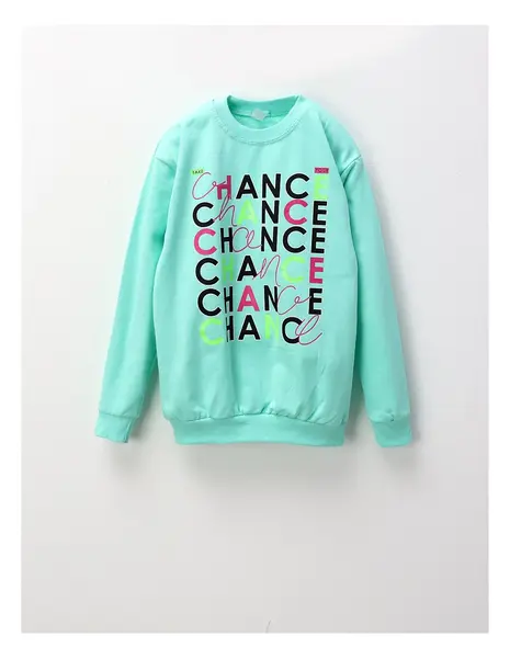 Bluza flausata Chance, turcoaz