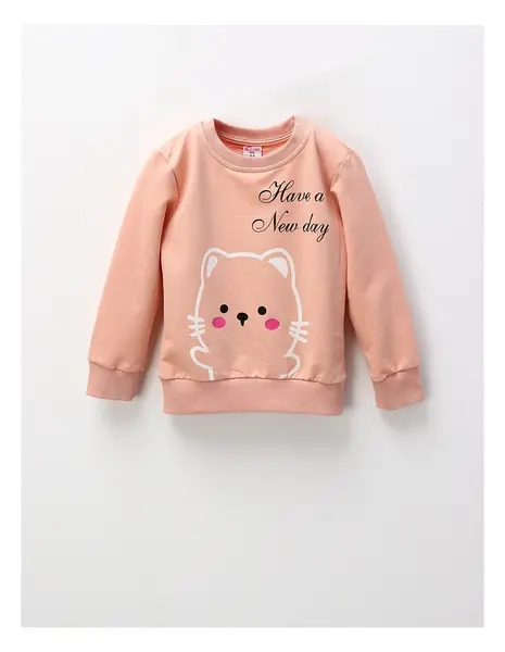 Bluza Have a New Day, roz-pal