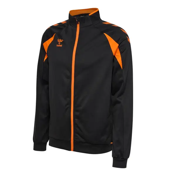 Bluza hummel CORE 2.0 POLY ZIP - 2461 Black/orange tiger, S