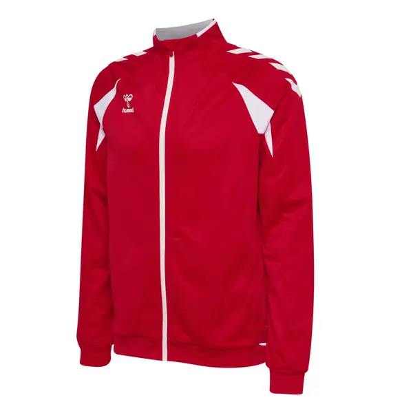 Bluza hummel CORE 2.0 POLY ZIP - 3946 True Red White, XS