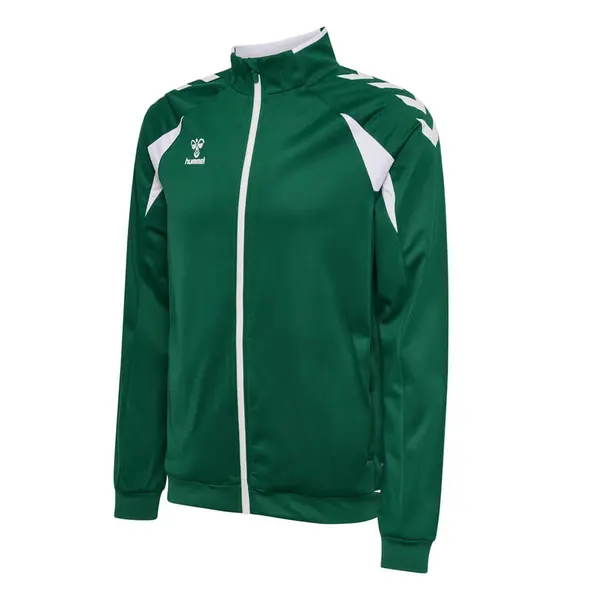 Bluza hummel CORE 2.0 POLY ZIP - 6131 Evergreen White, XL
