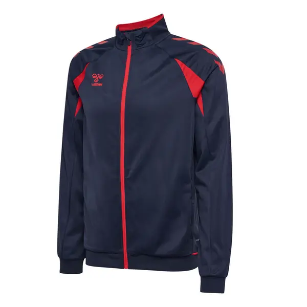 Bluza hummel CORE 2.0 POLY ZIP - 7276 Marine/true red, S