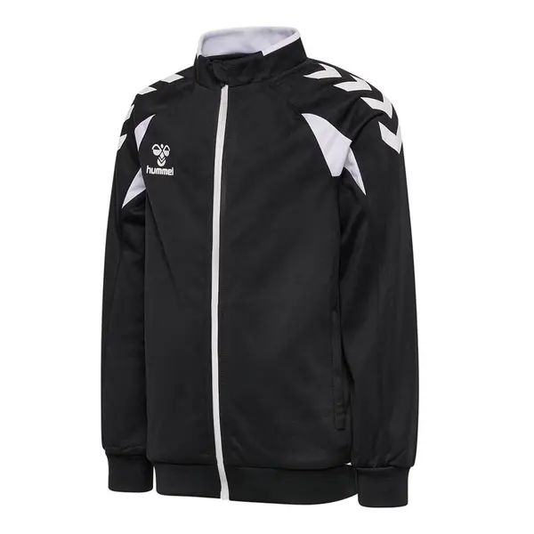 Bluza hummel CORE 2.0 POLY ZIP COPII - 2114 Black White, 152