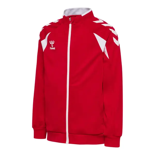 Bluza hummel CORE 2.0 POLY ZIP COPII - 3946 True Red White, 152
