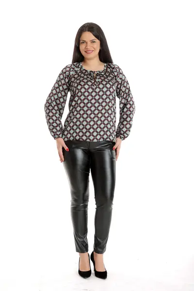Bluza ie dama DP23BL43 negru/crem/turcoaz, Dress to Impress | marimea 40/42