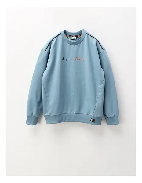 Bluza Keep On Rising, albastru