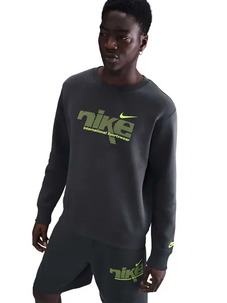 Bluza M Nk Club Bb Crew Swsh Sport