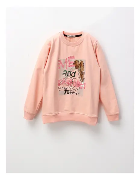 Bluza ME and FASHION fetite, corai