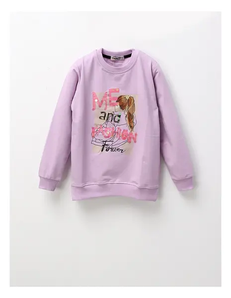 Bluza ME and FASHION fetite, mov