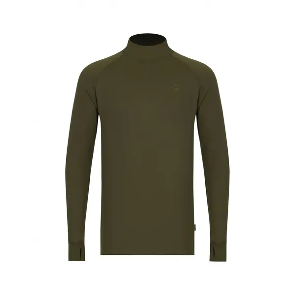 Bluza Mock Neck Thermal Ls Shirt Dark Olive marime L