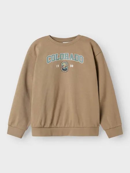 Bluza Nkmvildar Ls Nreg Sweat Bru