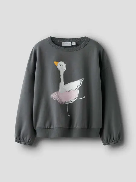 Bluza Nmfswana Ls Sweat Bru