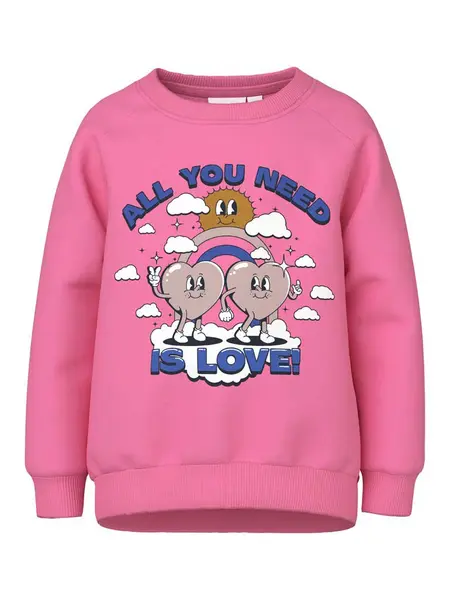 Bluza Nmfvenus Ls Sweat Bru O1