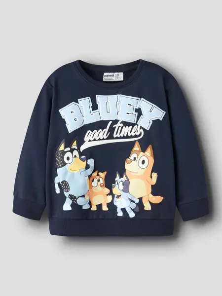 Bluza Nmmjust Bluey Nreg Sweat Unb Noos Sky