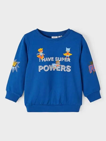 Bluza Nmmludvig Sweat Box Bru