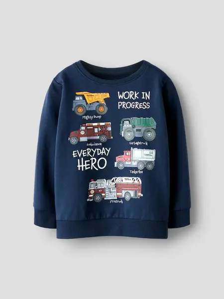 Bluza Nmmorson Tonka Nreg Sweat Bru Cplg