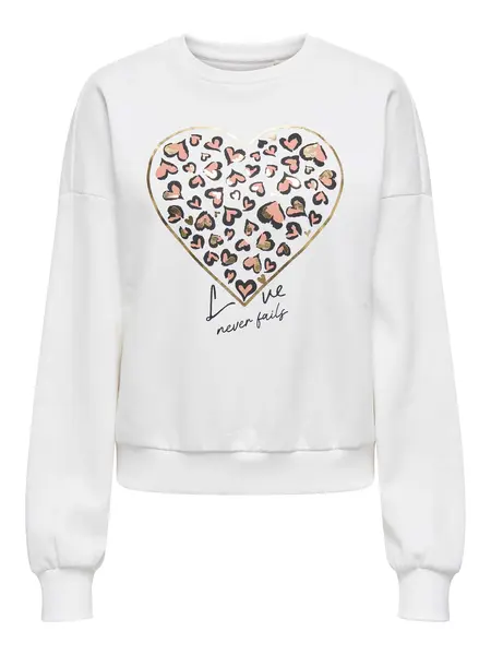 Bluza Onltammie L/s Leo Print O-neck Swt