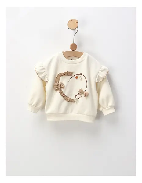 Bluza premium From Heart, alb