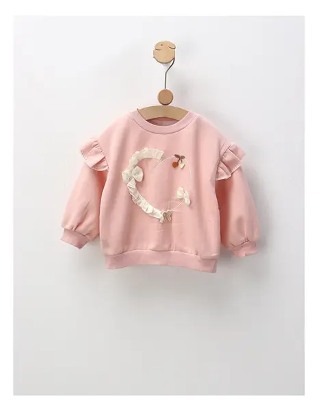 Bluza premium From Heart, roz