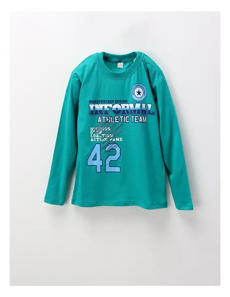 Bluza subtire Athletic Team, verde