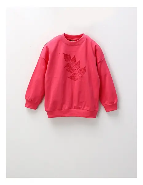 Bluza Sweet Leaf, ciclam