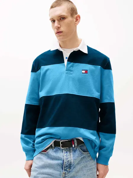 Bluza Tjm Rlx Fit Colorblock Rugby E