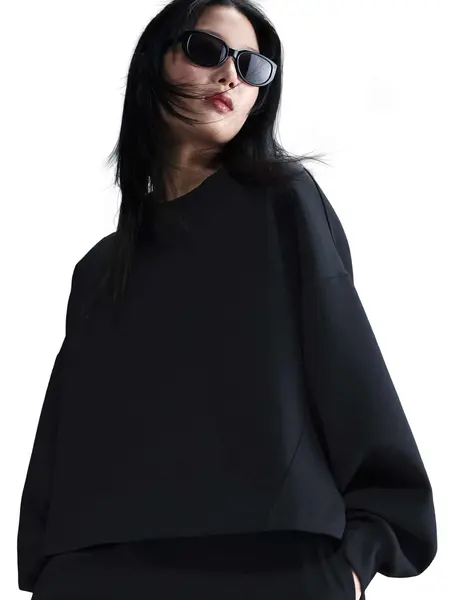 Bluza W Nk 24.7 Df Crew Soft Knit