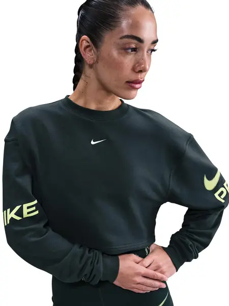 Bluza W Np Df Flc Crew Tt Grx