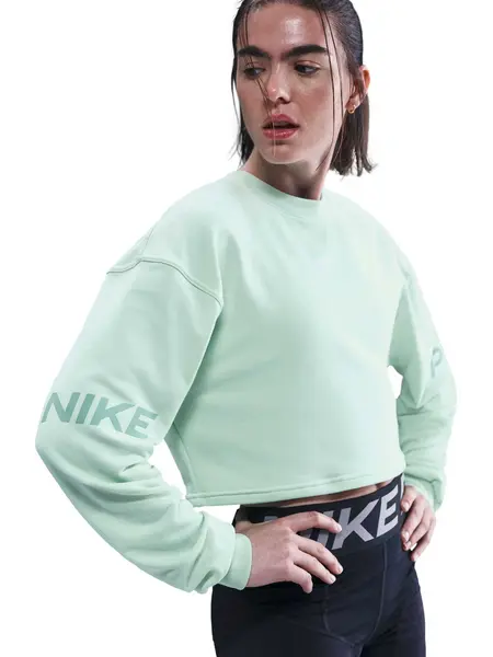 Bluza W Np Df Flc Crew Tt Grx