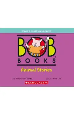 Bob Books - Animal Stories Hardcover Bind-Up Phonics, Ages 4 and Up, Kindergarten (Stage 2: Emerging Reader) - Lynn Maslen Kertell