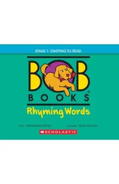 Bob Books - Rhyming Words Hardcover Bind-Up Phonics, Ages 4 and Up, Kindergarten (Stage 1: Starting to Read) - Lynn Maslen Kertell