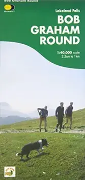 Bob Graham Round. Lakeland Fells, Sheet Map/Harvey Map Services Ltd.