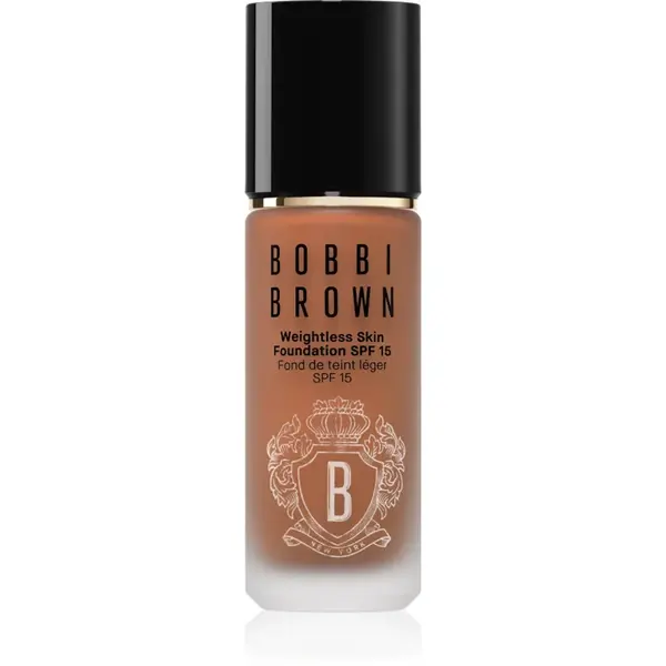 Bobbi Brown Weightless Skin Foundation SPF 15 machiaj persistent cu efect de hidratare culoare Almond 30 ml