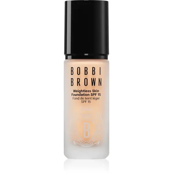 Bobbi Brown Weightless Skin Foundation SPF 15 Mini machiaj matifiant de lungă durată cu efect de hidratare culoare Natural 13 ml