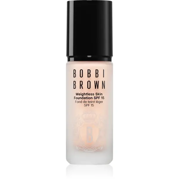 Bobbi Brown Weightless Skin Foundation SPF 15 Mini machiaj matifiant de lungă durată cu efect de hidratare culoare Ivory 13 ml