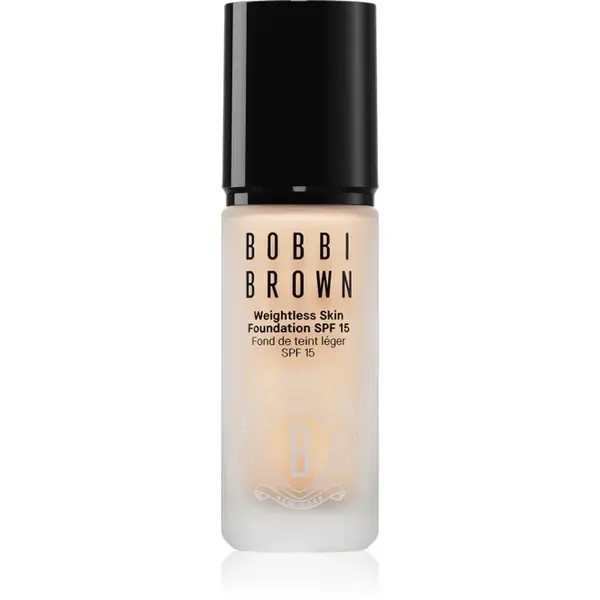 Bobbi Brown Weightless Skin Foundation SPF 15 Mini machiaj matifiant de lungă durată cu efect de hidratare culoare Cool Ivory 13 ml