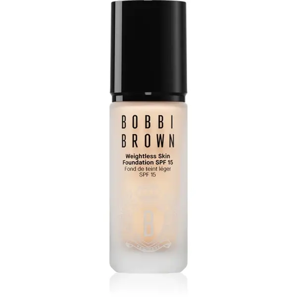 Bobbi Brown Weightless Skin Foundation SPF 15 Mini machiaj matifiant de lungă durată cu efect de hidratare culoare Warm Ivory 13 ml