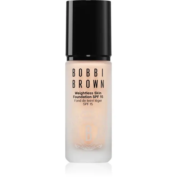Bobbi Brown Weightless Skin Foundation SPF 15 Mini machiaj matifiant de lungă durată cu efect de hidratare culoare Sand 13 ml