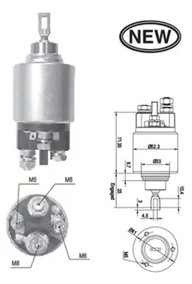 Bobina electromotor BMW Seria 3 (E36), 3 (E46) 1.9-2.8 intre 1988-1990