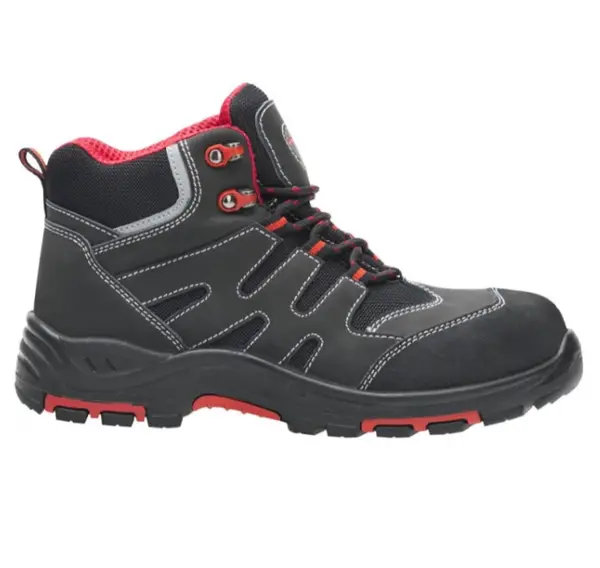 Bocanci Ardon protectie cu bombeu compozit si lamela kevlar, FORE S1P, culoarea negru 47, NEGRU