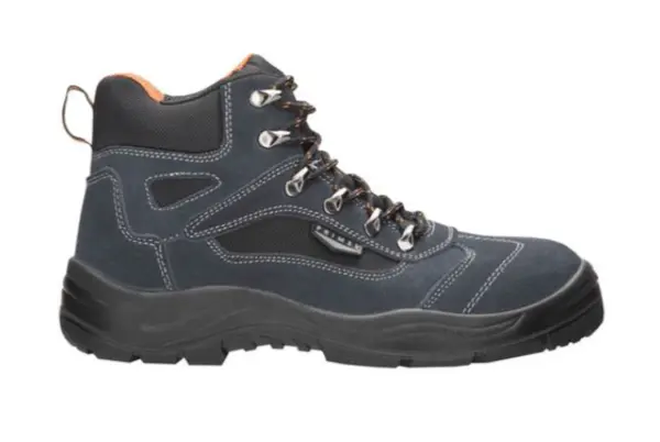 Bocanci de protectie Ardon PRIME HIGHTREK S1P, bombeu metalic si lamela, culoarea negru 46, NEGRU
