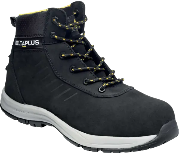 Bocanci de protectie cu bombeu si lamela antiperforatie, Delta Plus SAGA2 S3S SR 46, NEGRU