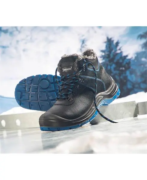 Bocanci iarna de protectie cu bombeu si lamela, Ardon KING WINTER S3 CI, culoarea negru 39, NEGRU
