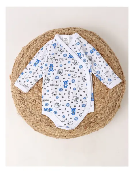 Body Imprimat Baby boy Bear, albastru