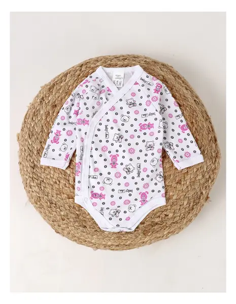 Body Imprimat Baby boy Bear, roz